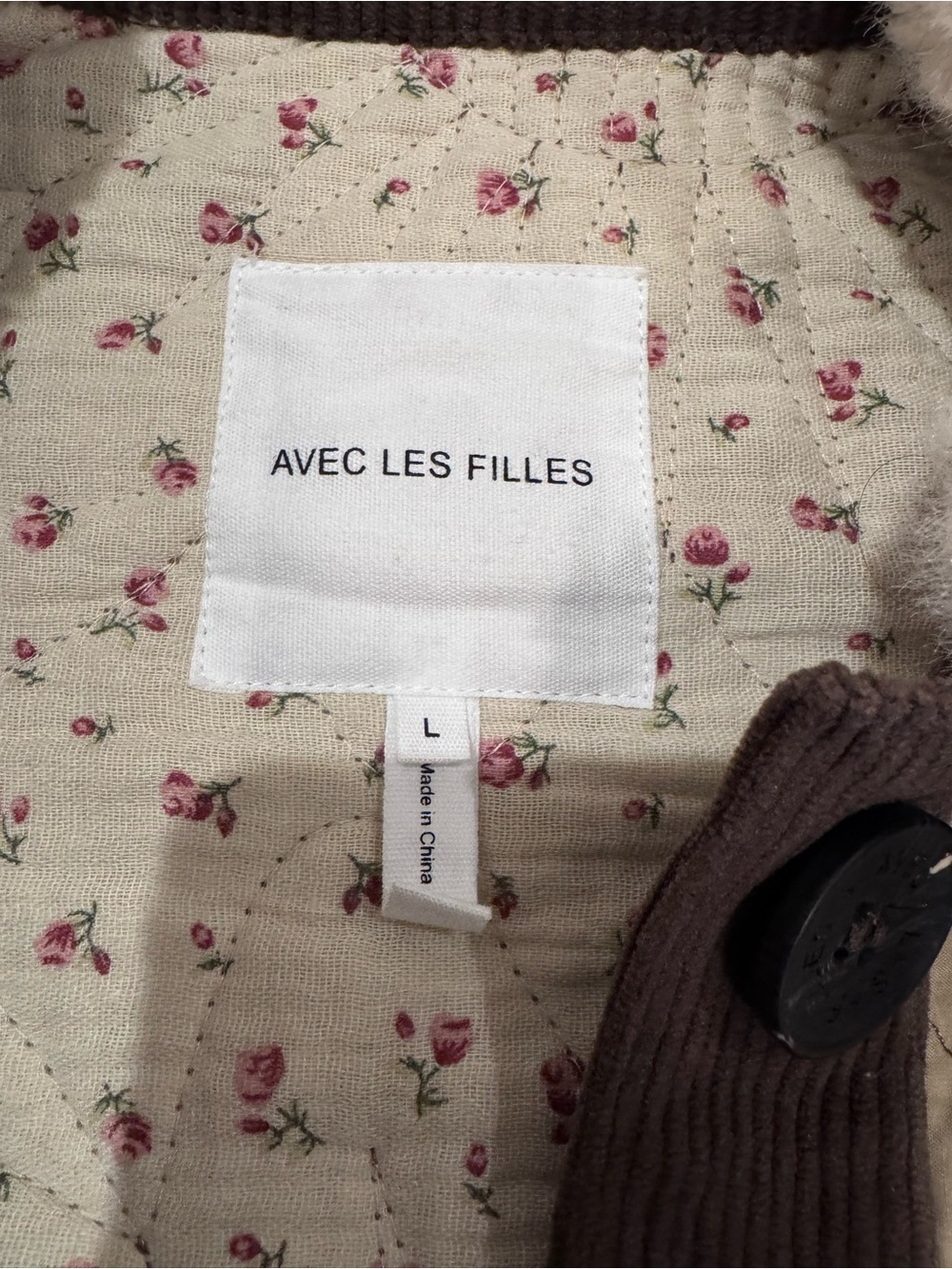 Avec les Filles barn quilted jacket size large - Picture 2 of 8